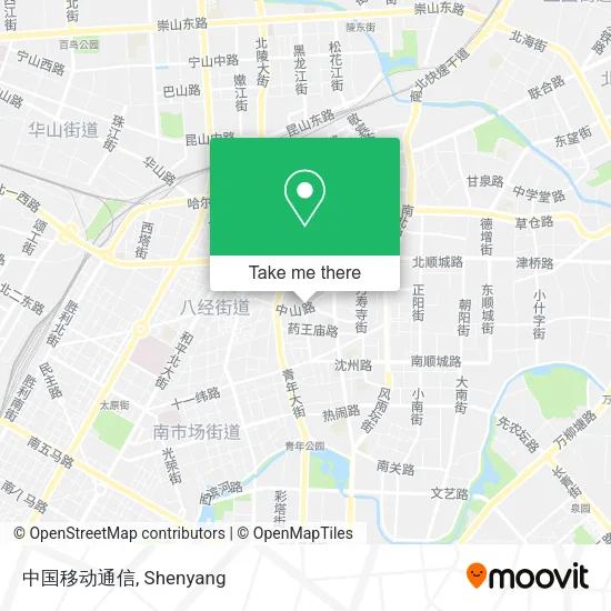 中国移动通信 map