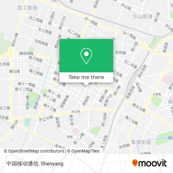 中国移动通信 map