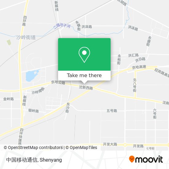 中国移动通信 map