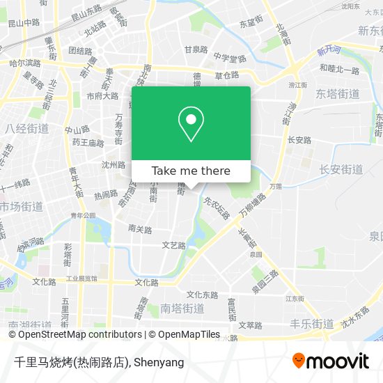 千里马烧烤(热闹路店) map