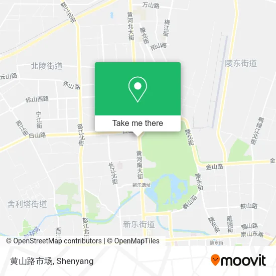 黄山路市场 map