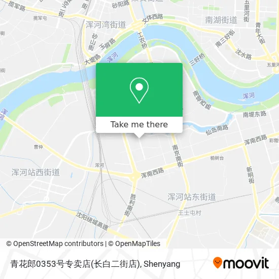 青花郎0353号专卖店(长白二街店) map