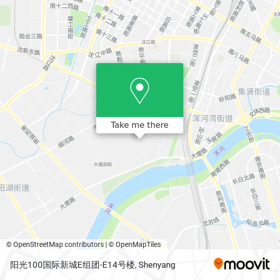 阳光100国际新城E组团-E14号楼 map