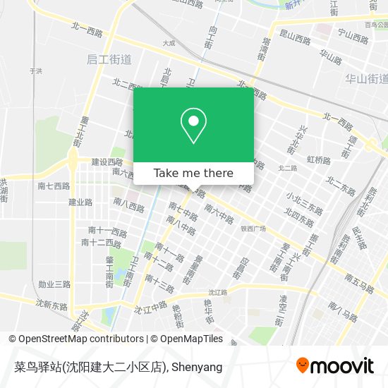 菜鸟驿站(沈阳建大二小区店) map