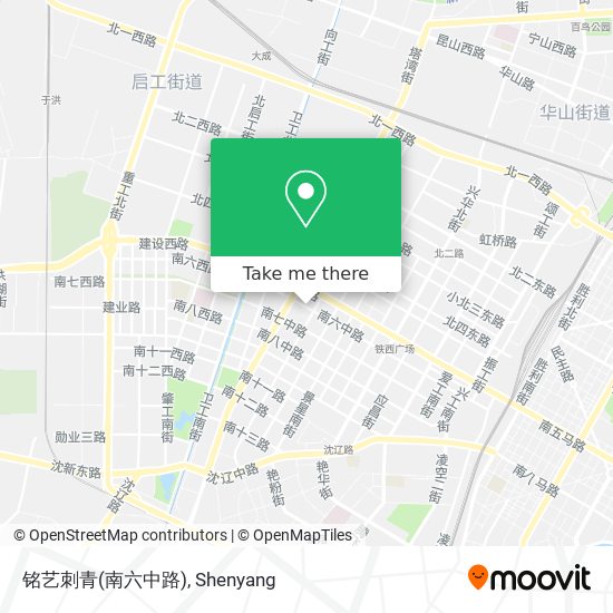 铭艺刺青(南六中路) map