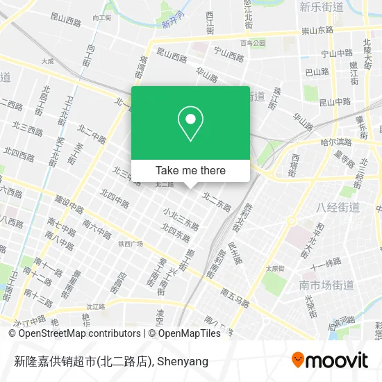 新隆嘉供销超市(北二路店) map