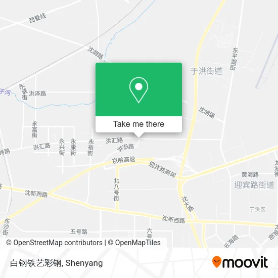 白钢铁艺彩钢 map