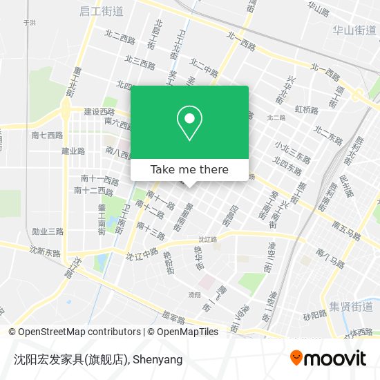 沈阳宏发家具(旗舰店) map