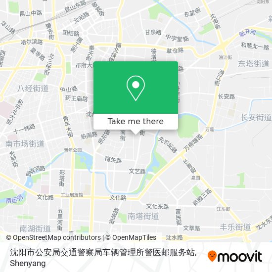沈阳市公安局交通警察局车辆管理所警医邮服务站 map