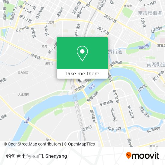 钓鱼台七号-西门 map