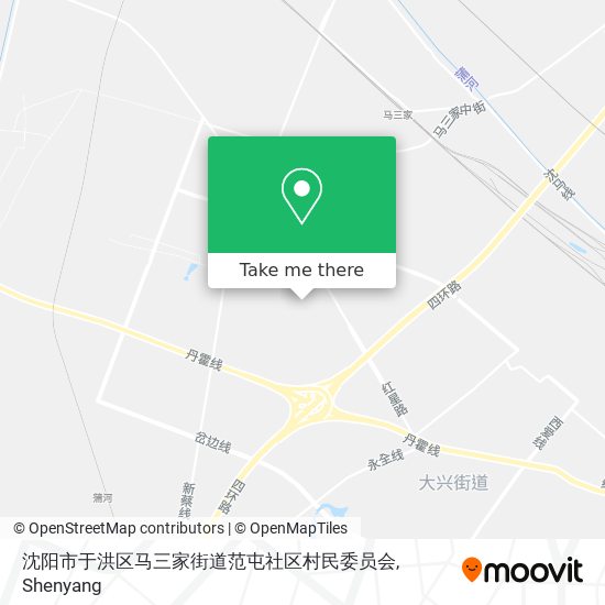 沈阳市于洪区马三家街道范屯社区村民委员会 map