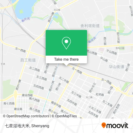 七星湿地大米 map