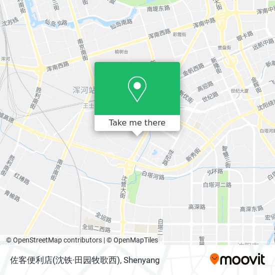 佐客便利店(沈铁·田园牧歌西) map