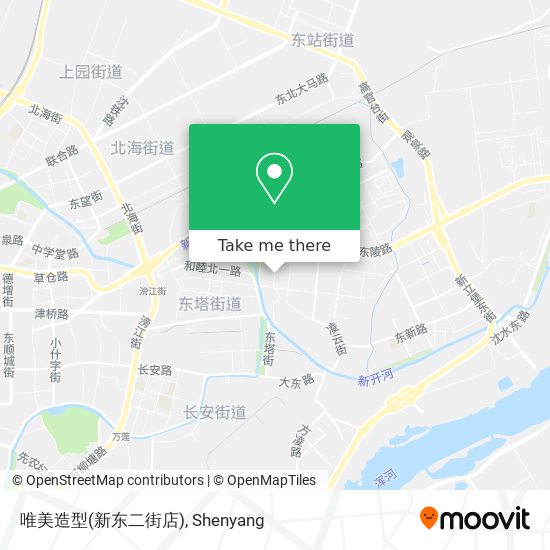 唯美造型(新东二街店) map