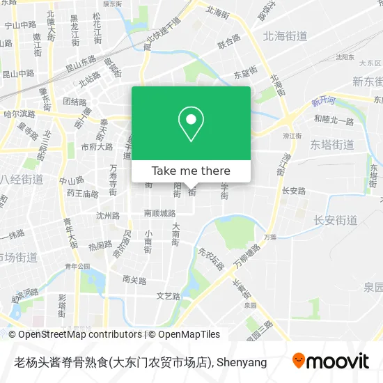 老杨头酱脊骨熟食(大东门农贸市场店) map