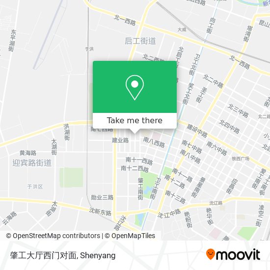 肇工大厅西门对面 map