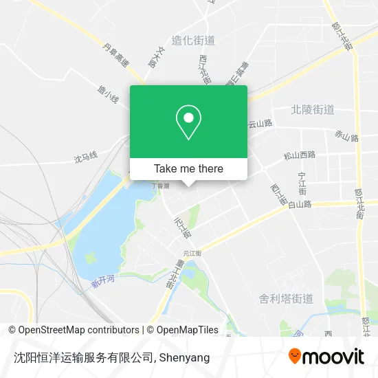 沈阳恒洋运输服务有限公司 map