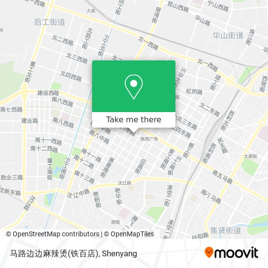 马路边边麻辣烫(铁百店) map