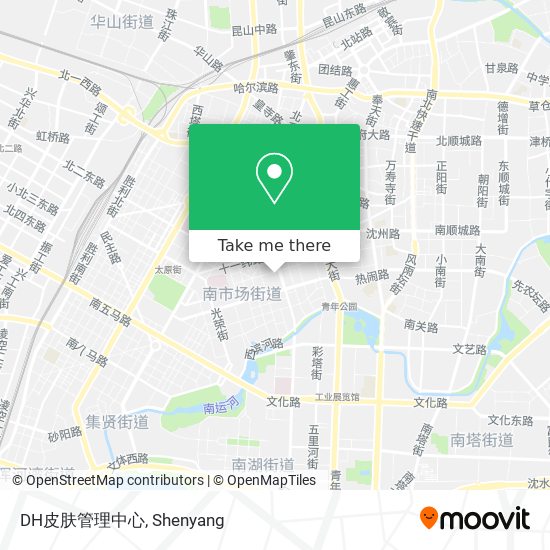 DH皮肤管理中心 map