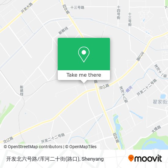 开发北六号路/浑河二十街(路口) map