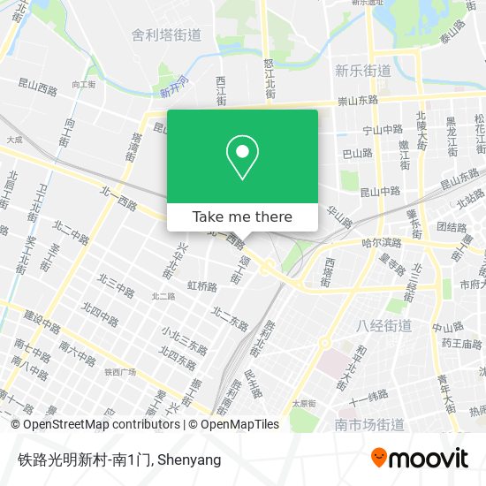 铁路光明新村-南1门 map
