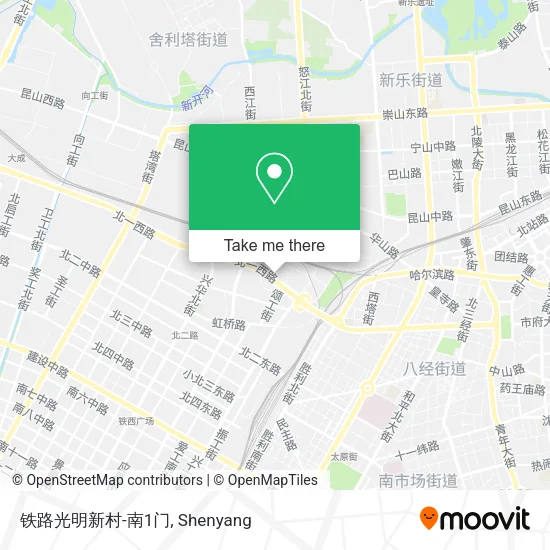 铁路光明新村-南1门 map