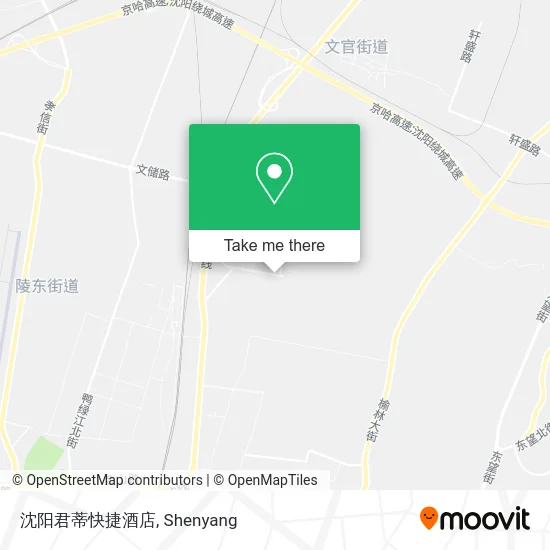 沈阳君蒂快捷酒店 map