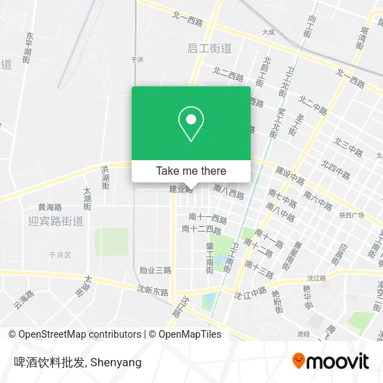 啤酒饮料批发 map