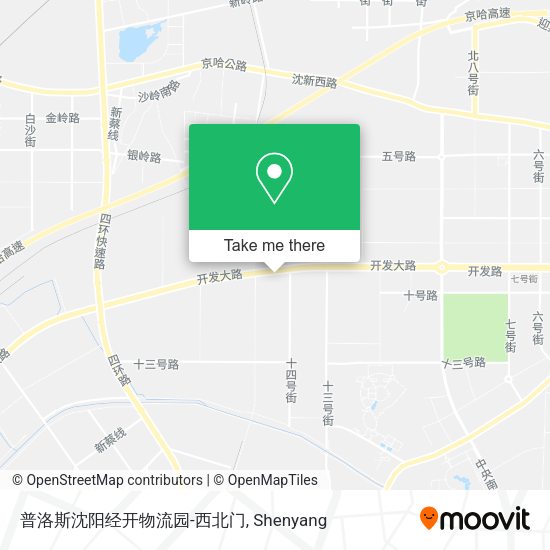 普洛斯沈阳经开物流园-西北门 map
