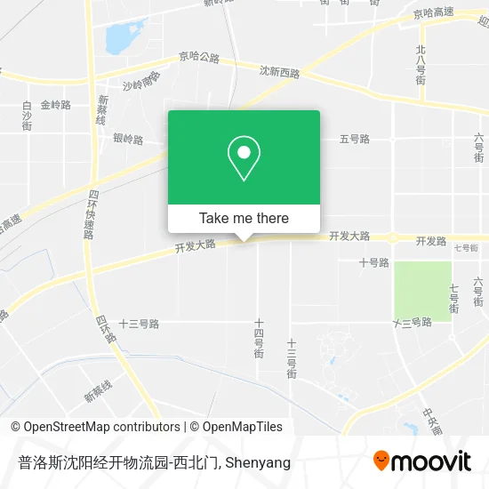 普洛斯沈阳经开物流园-西北门 map
