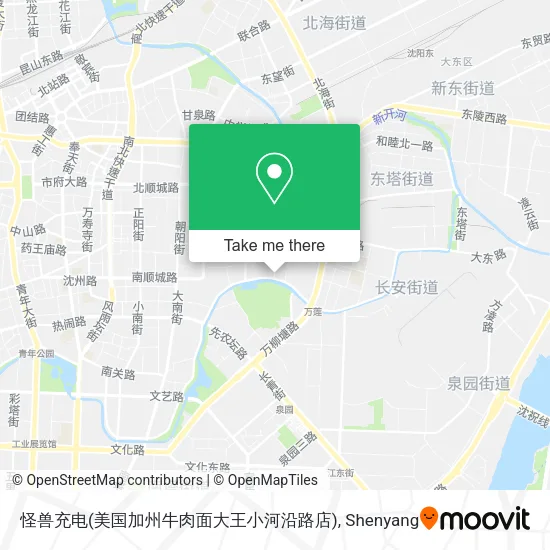 怪兽充电(美国加州牛肉面大王小河沿路店) map