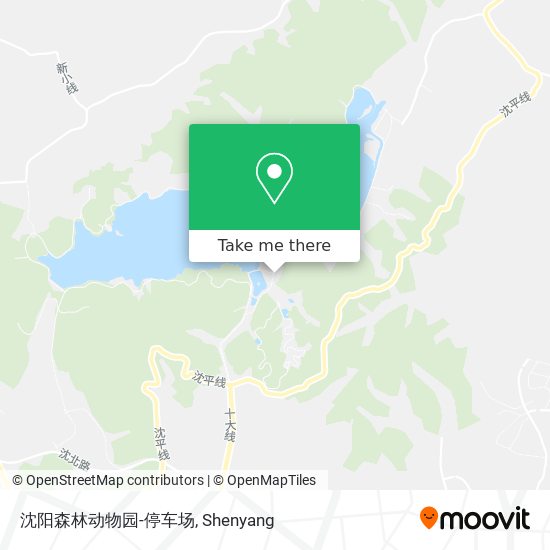 沈阳森林动物园-停车场 map