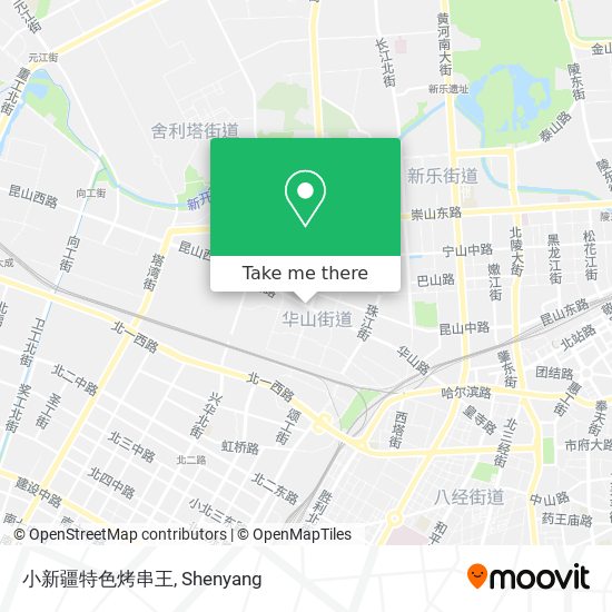 小新疆特色烤串王 map