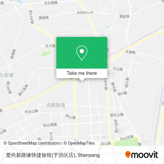 爱尚新路缘快捷旅馆(于洪区店) map