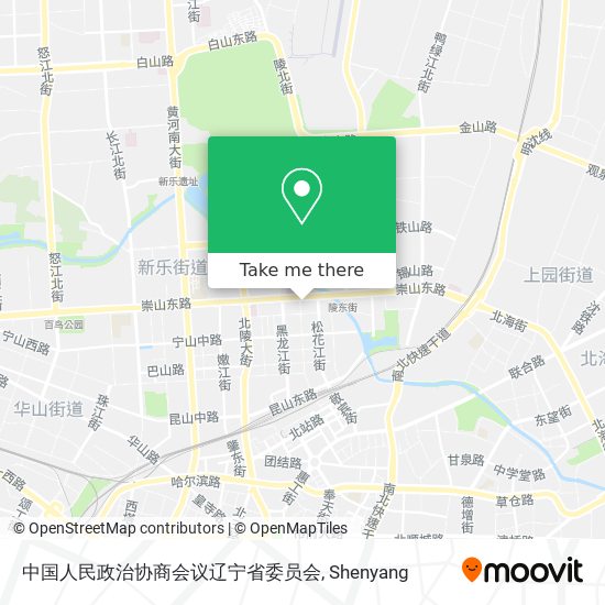 中国人民政治协商会议辽宁省委员会 map