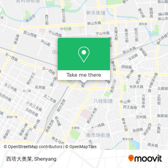 西塔大奥莱 map