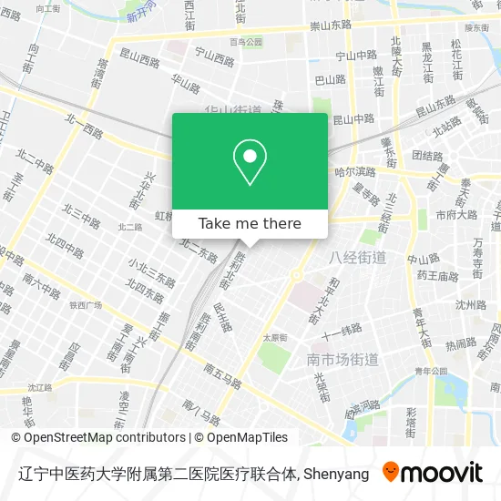 辽宁中医药大学附属第二医院医疗联合体 map