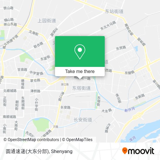 圆通速递(大东分部) map