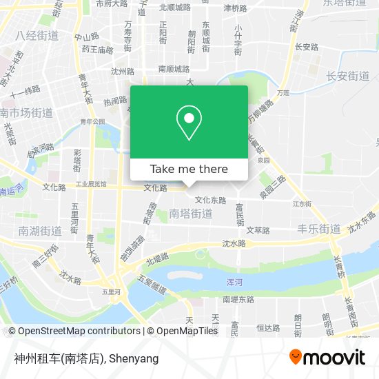 神州租车(南塔店) map