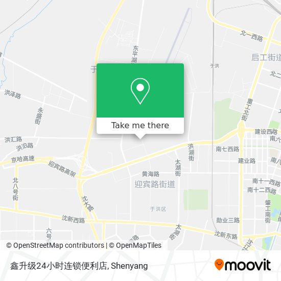 鑫升级24小时连锁便利店 map