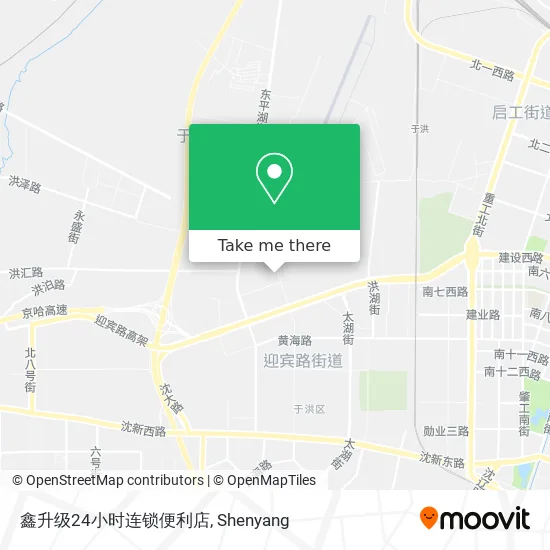 鑫升级24小时连锁便利店 map
