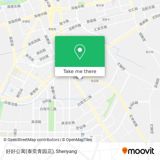 好好公寓(泰奕青园店) map