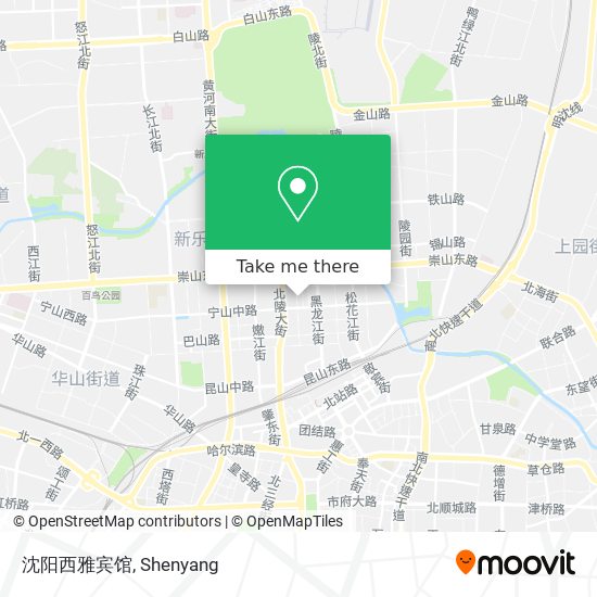 沈阳西雅宾馆 map