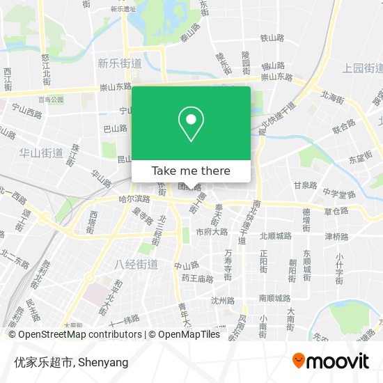 优家乐超市 map