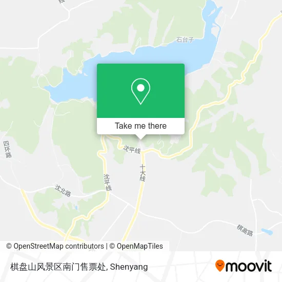 棋盘山风景区南门售票处 map