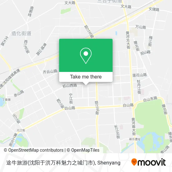 途牛旅游(沈阳于洪万科魅力之城门市) map