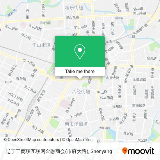 辽宁工商联互联网金融商会(市府大路) map