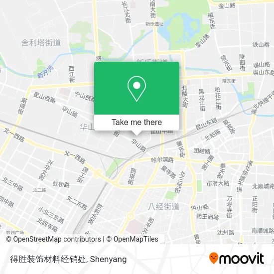 得胜装饰材料经销处 map