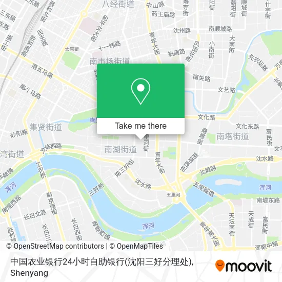 中国农业银行24小时自助银行(沈阳三好分理处) map