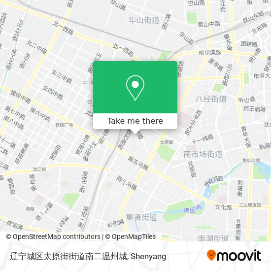 辽宁城区太原街街道南二温州城 map
